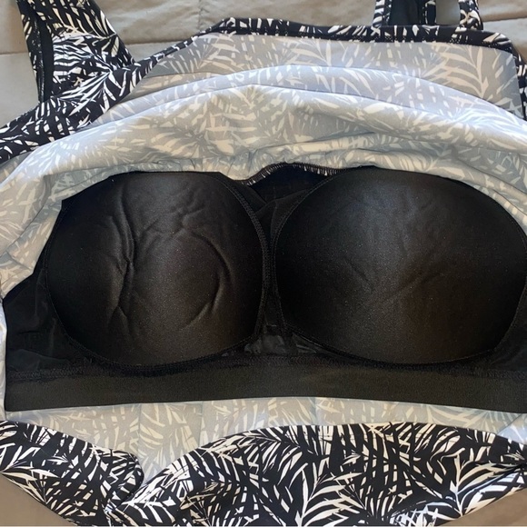 Swimsuits for All Side Tie Blouson Tankini Top Size 20 - Picture 8 of 8